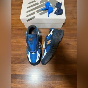 Kith New Balance Madison Square Garden Made USA 993 Navy/Princess Blue Sz 11.5